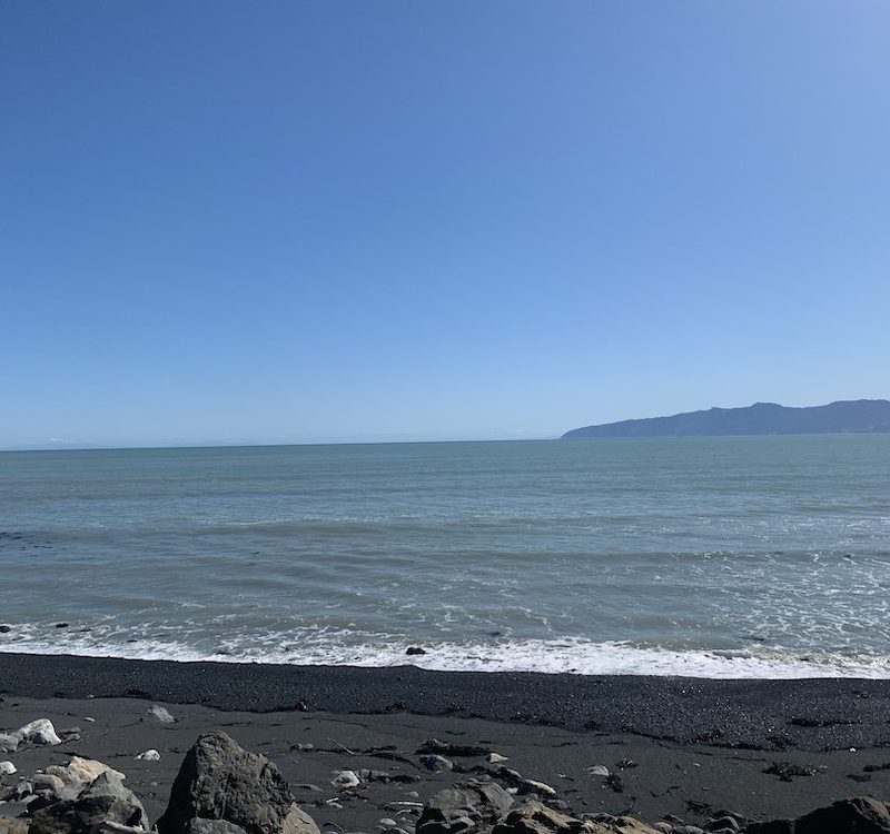 beach and blue sky