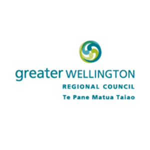gren circle logo with the text below "greater wellington regional coucil te pane matua taiao"
